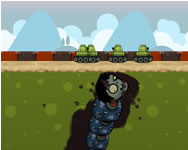 Zombie worms kaland HTML5 játék